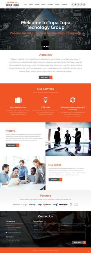Web Design by pb for Topa Topa Technology Group | Design: #11136388