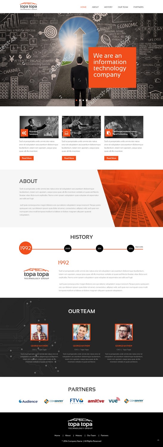 Web Design par pb pour Topa Topa Technology Group | Design #11136389