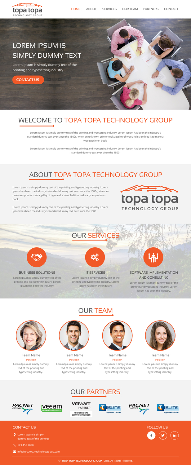 Web Design par rightway pour Topa Topa Technology Group | Design #11123781