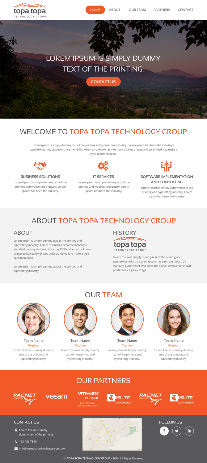 Web Design by rightway for Topa Topa Technology Group | Design #11123799