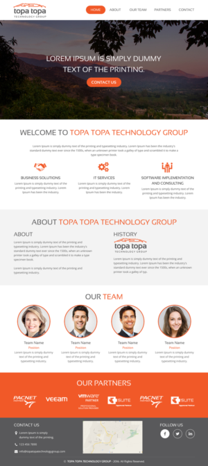 Web Design par rightway pour Topa Topa Technology Group | Design : #11123799