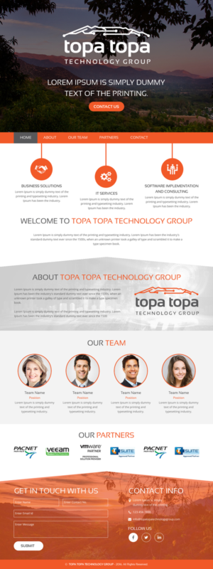 Web Design par rightway pour Topa Topa Technology Group | Design : #11123801