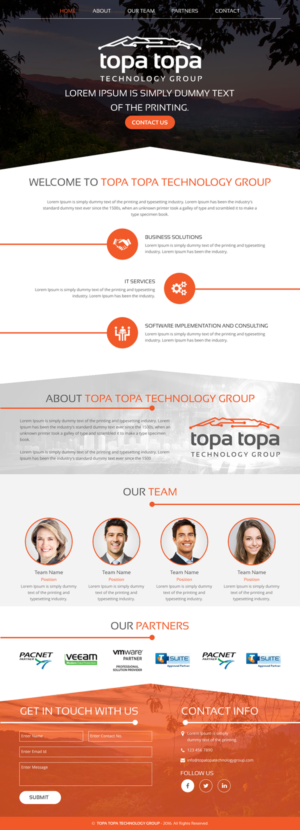 Web Design par rightway pour Topa Topa Technology Group | Design : #11123809