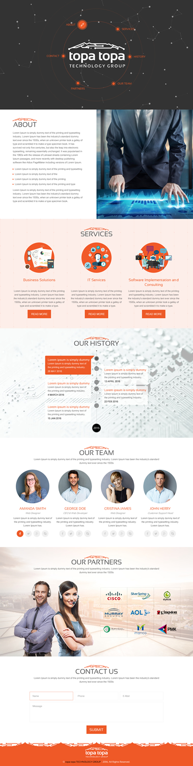 Web Design par rightway pour Topa Topa Technology Group | Design #11124116