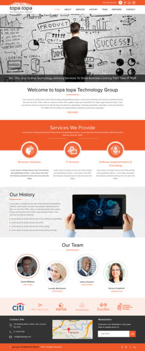Web Design par rightway pour Topa Topa Technology Group | Design : #11124141