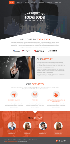 Web Design par rightway pour Topa Topa Technology Group | Design : #11124159