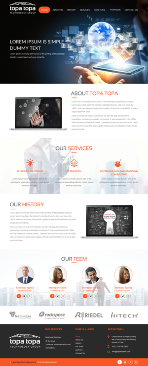 Web Design par rightway pour Topa Topa Technology Group | Design : #11124167