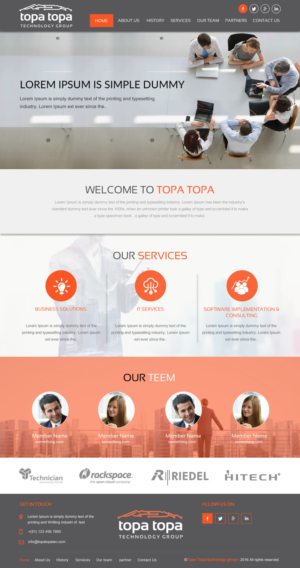Web Design par rightway pour Topa Topa Technology Group | Design : #11124180