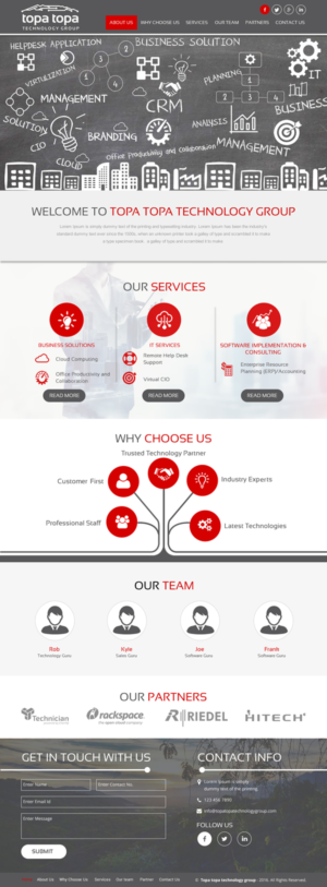 Web Design by rightway for Topa Topa Technology Group | Design: #11153753