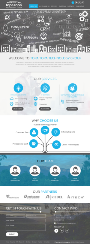 Web Design by rightway for Topa Topa Technology Group | Design: #11153767