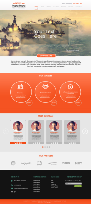 Web Design par Gfx.26™ pour Topa Topa Technology Group | Design : #11130679