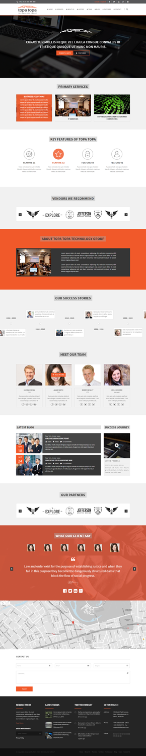 Web Design by Jahid BD for Topa Topa Technology Group | Design #11138851