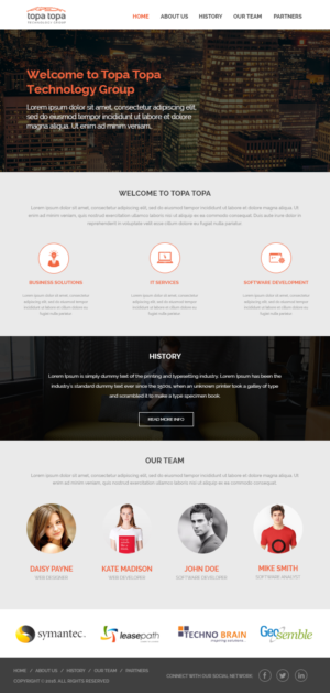 Information Technology Company needs a Website... | Web Design by beingmasoodahmad