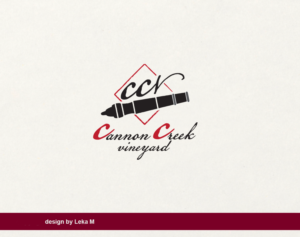 Logo Design by leka m for Cannon Creek Vineyard | Design: #11267959