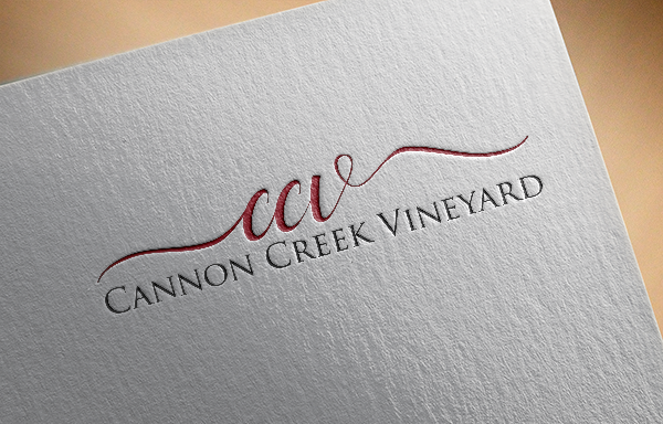Logo Design by Apple™ for Cannon Creek Vineyard | Design #11227664
