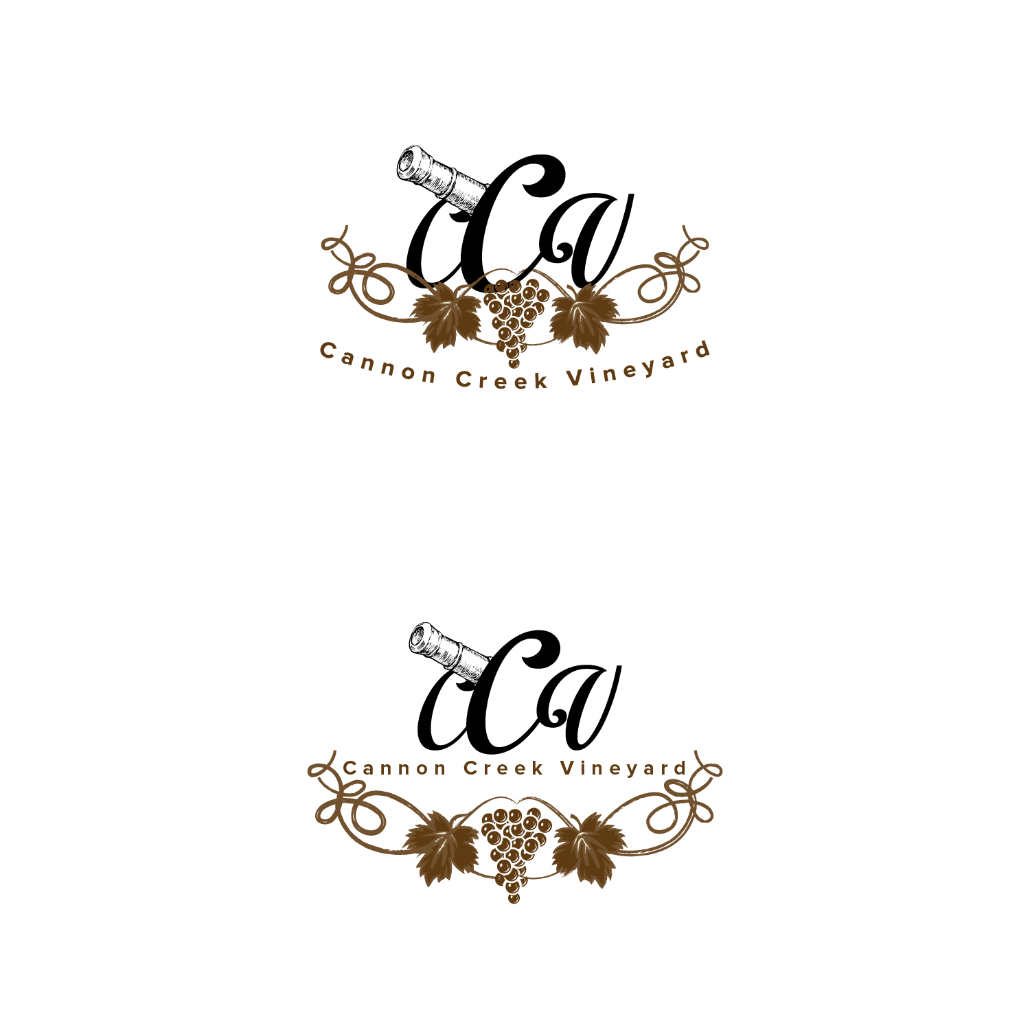 Diseño de Logo por anshuman1995 para Cannon Creek Vineyard | Diseño #11249647