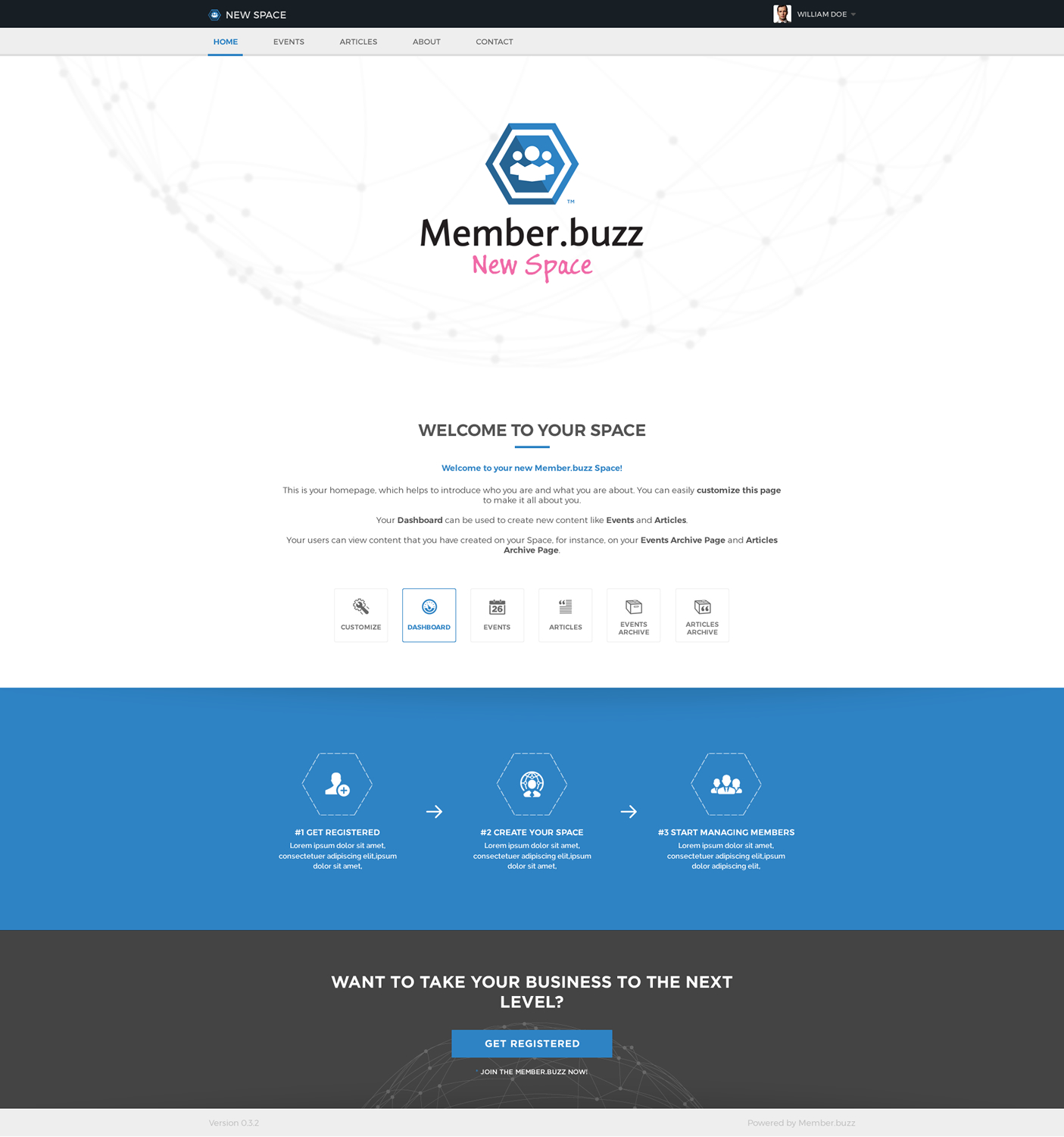 Web Design by A.D.S for Member.buzz | Design #11222989