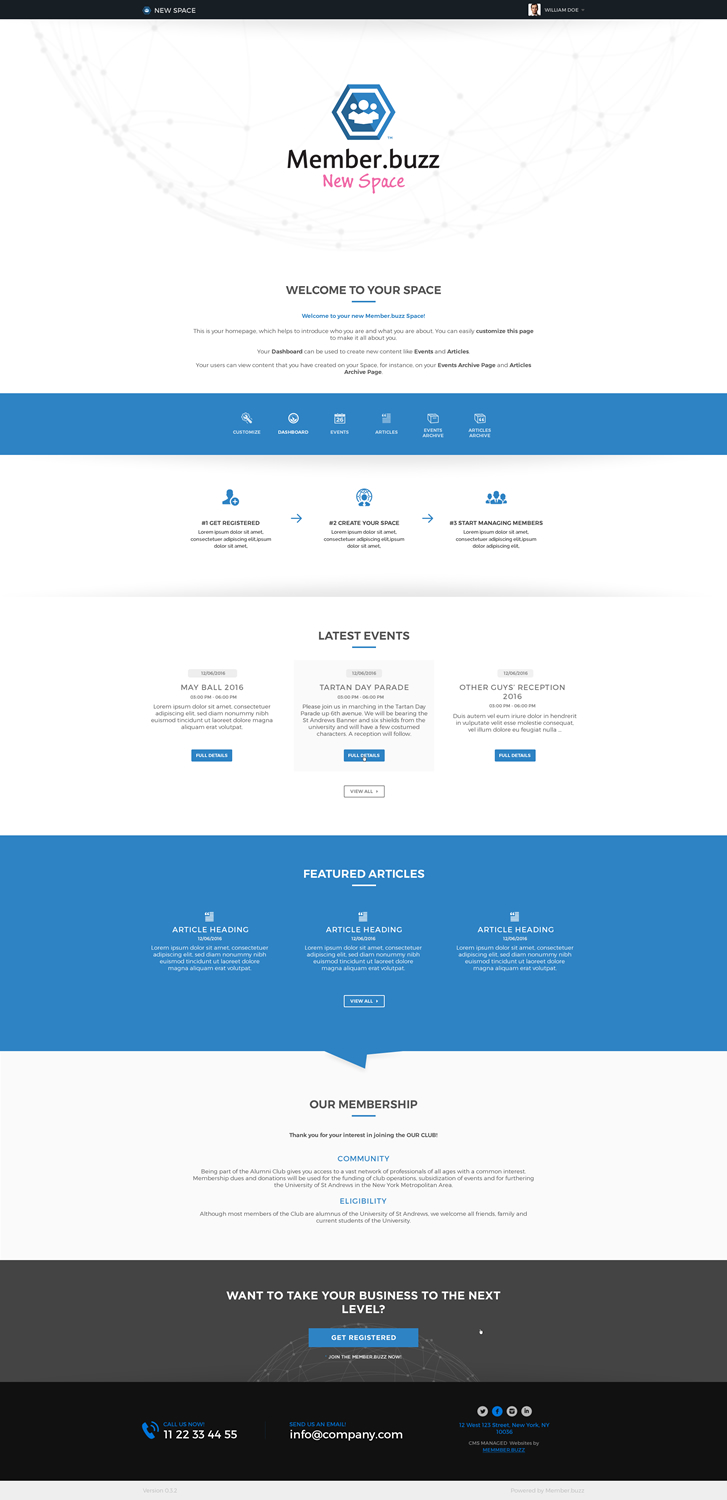 Web-Design von A.D.S für Member.buzz | Design #11280888