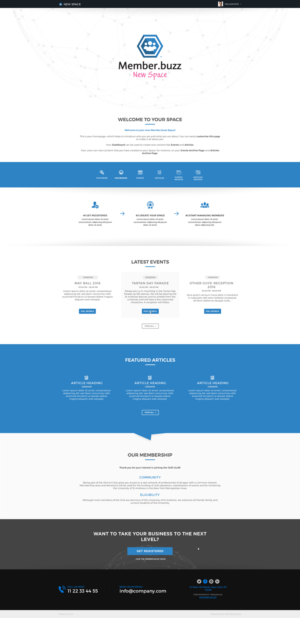 Diseño Web por A.D.S para Member.buzz | Diseño: #11423135