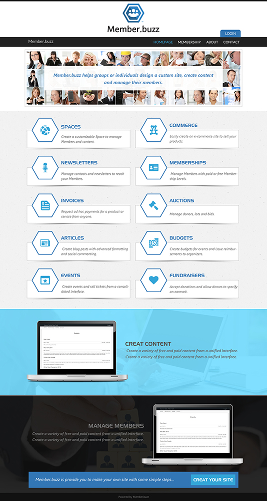 Web Design by Anooshaa Kachhia for Member.buzz | Design #11169911