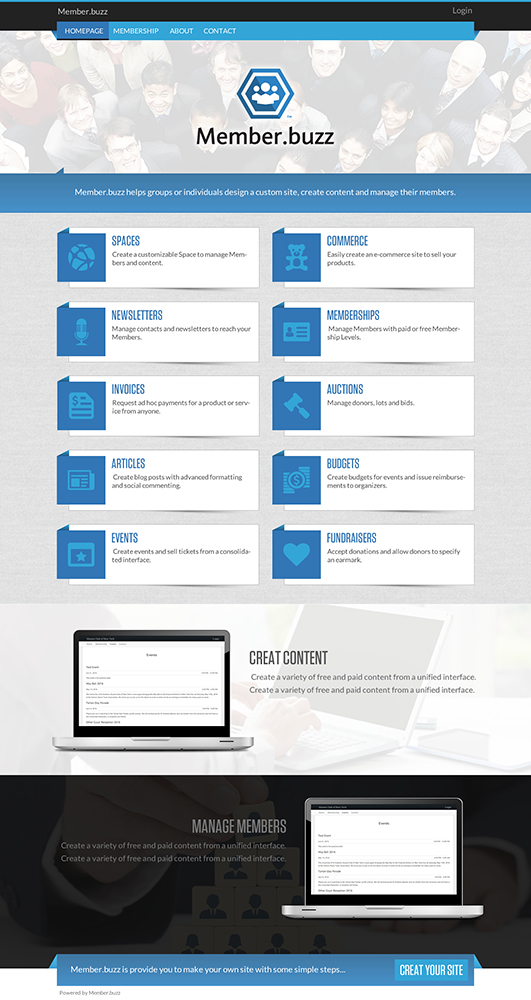 Diseño Web por Anooshaa Kachhia para Member.buzz | Diseño #11203941