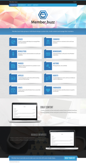 Diseño Web por Anooshaa Kachhia para Member.buzz | Diseño: #11272479