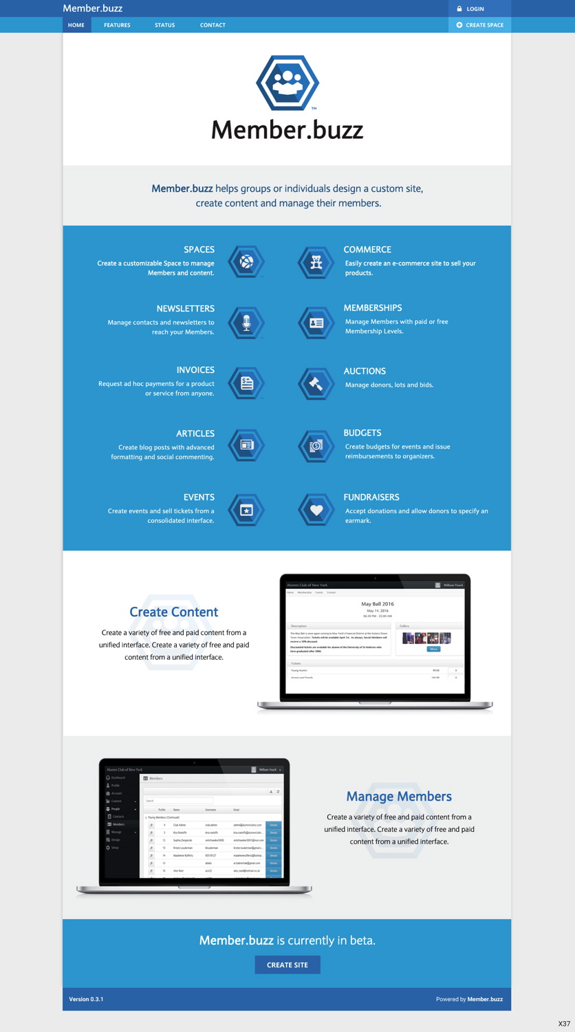 Diseño Web por pb para Member.buzz | Diseño #11108078