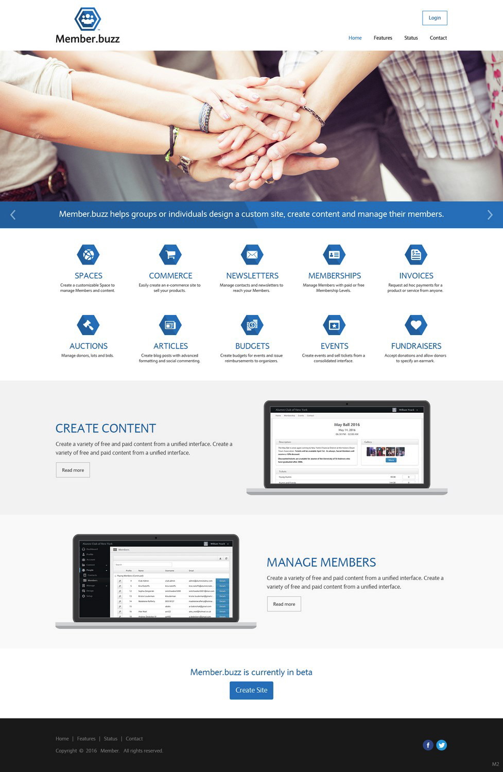 Web Design by pb for Member.buzz | Design #11125043