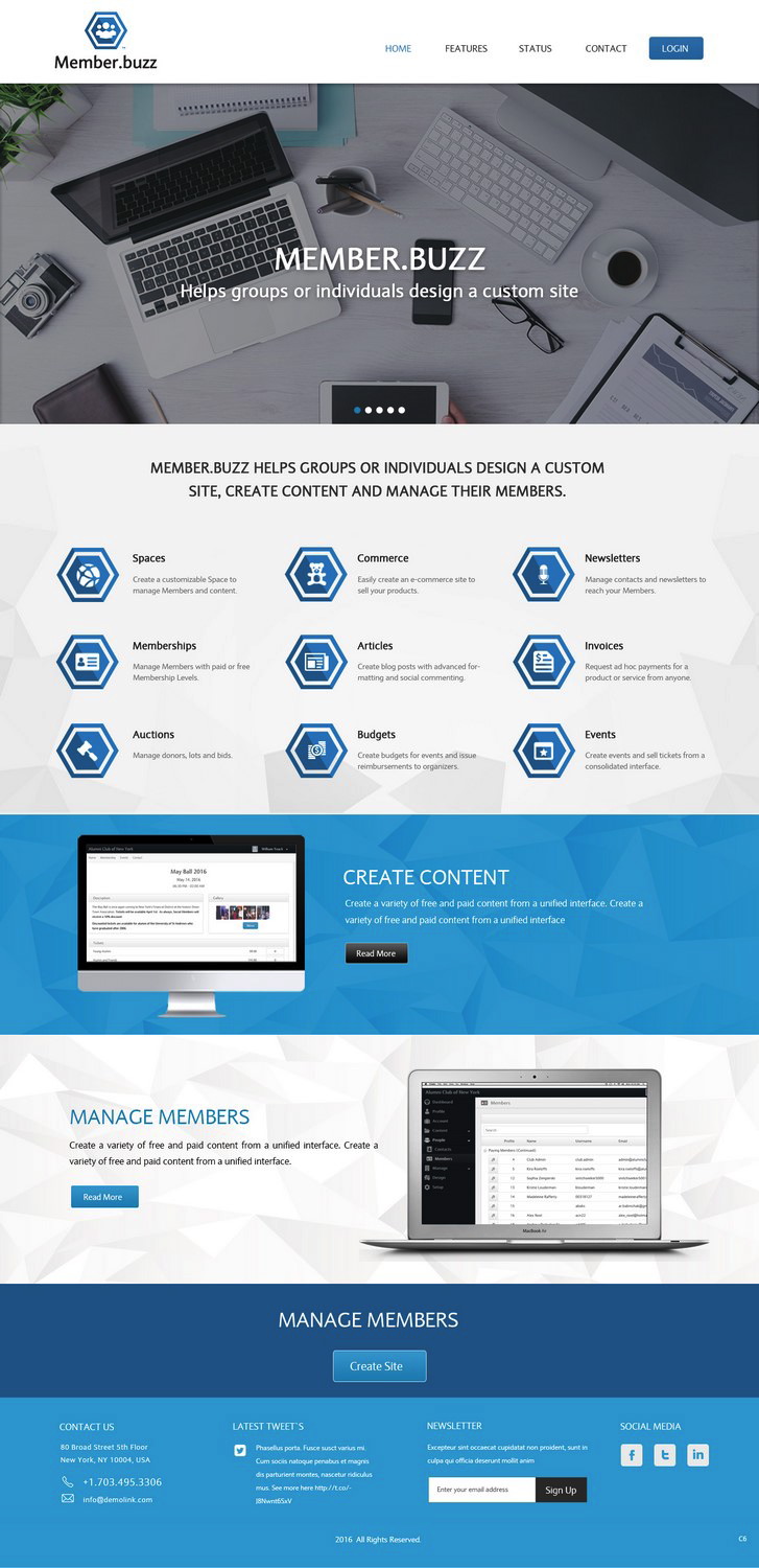 Web Design by pb for Member.buzz | Design #11125045