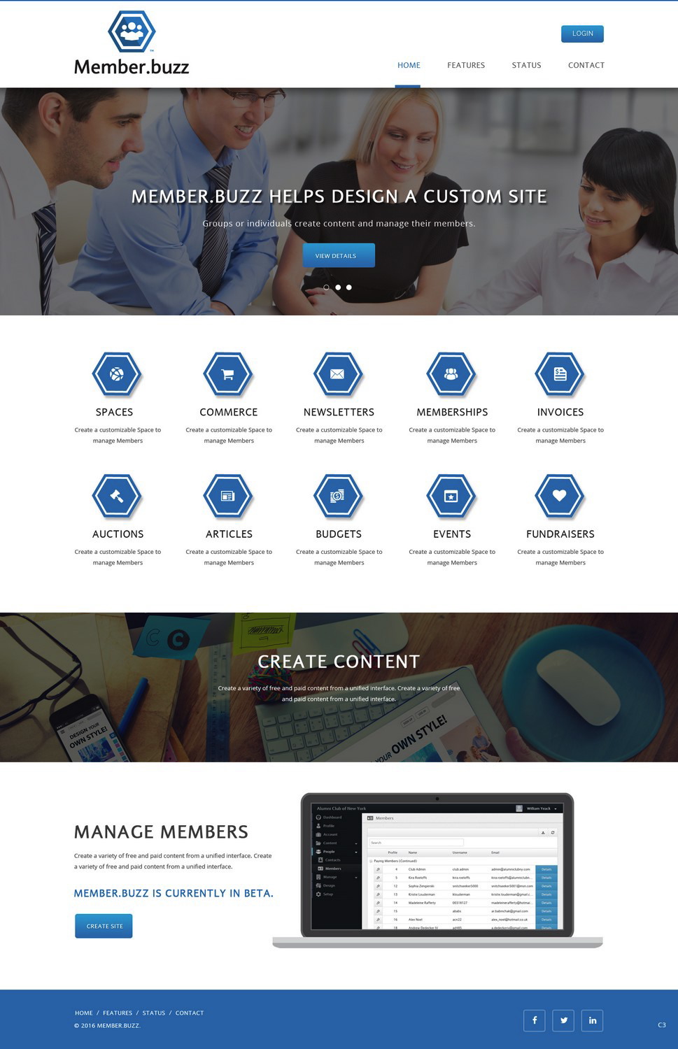 Web Design by pb for Member.buzz | Design #11125053