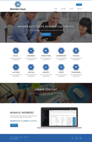 Diseño Web por pb para Member.buzz | Diseño: #11125053