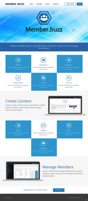 Diseño Web por pb para Member.buzz | Diseño: #11125063
