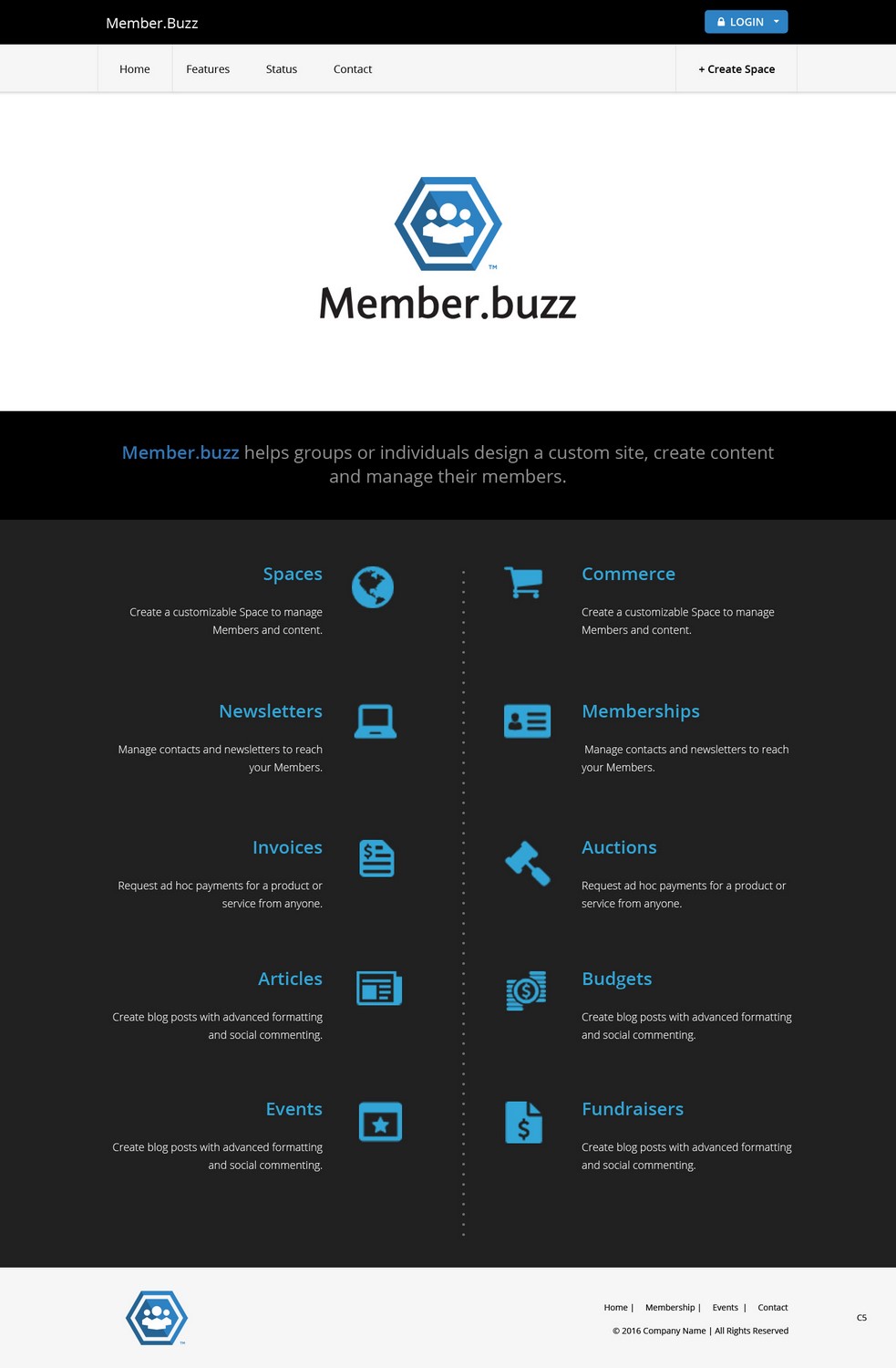 Web Design by pb for Member.buzz | Design #11136217