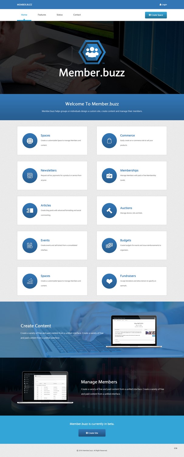 Web-Design von pb für Member.buzz | Design #11136218