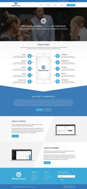 Diseño Web por pb para Member.buzz | Diseño: #11156333