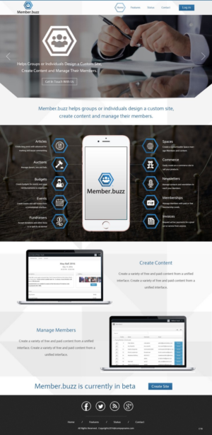 Diseño Web por pb para Member.buzz | Diseño: #11156334
