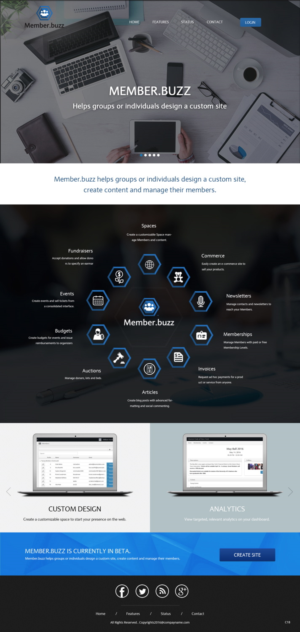 Diseño Web por pb para Member.buzz | Diseño: #11408828
