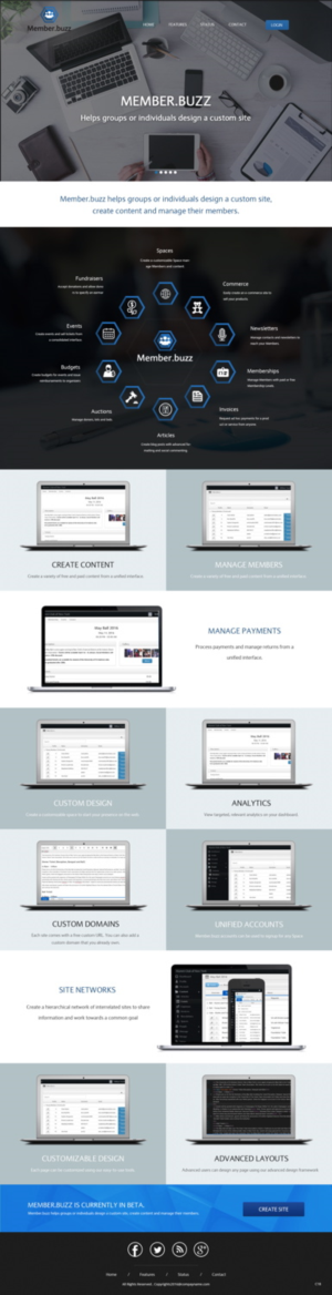 Diseño Web por pb para Member.buzz | Diseño: #11408839