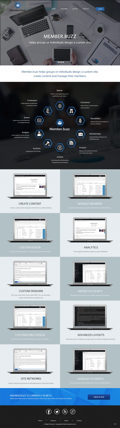 Web-Design von pb für Member.buzz | Design #11408840