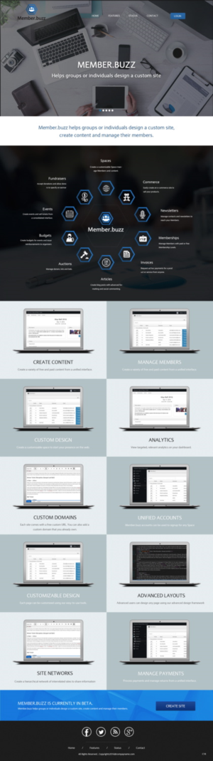 Diseño Web por pb para Member.buzz | Diseño: #11408840