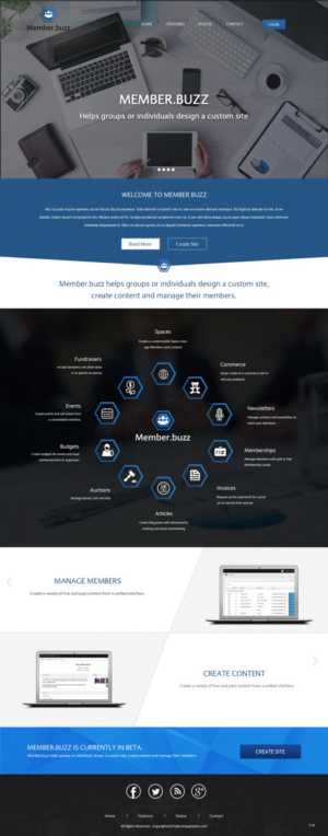 Diseño Web por pb para Member.buzz | Diseño: #11414865