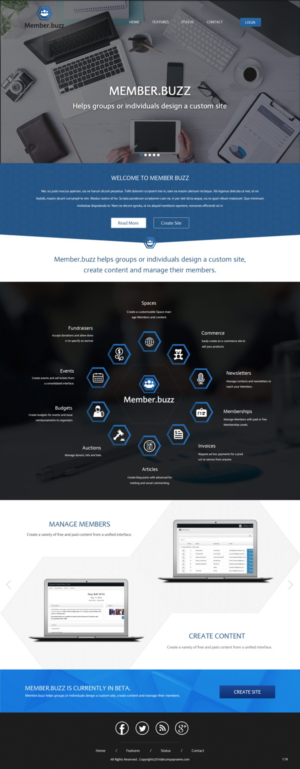 Diseño Web por pb para Member.buzz | Diseño: #11414866