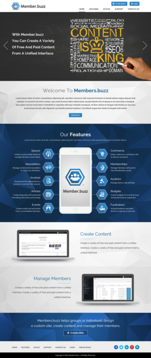 Diseño Web por Sbss para Member.buzz | Diseño: #11126933