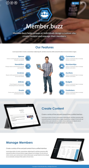Diseño Web por Sbss para Member.buzz | Diseño: #11126934