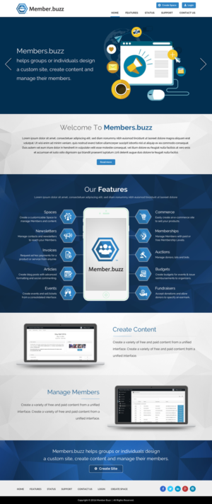 Diseño Web por Sbss para Member.buzz | Diseño: #11126936