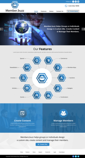 Diseño Web por Sbss para Member.buzz | Diseño: #11126939