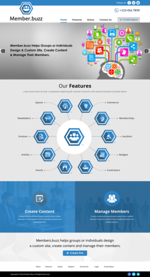 Diseño Web por Sbss para Member.buzz | Diseño: #11126940