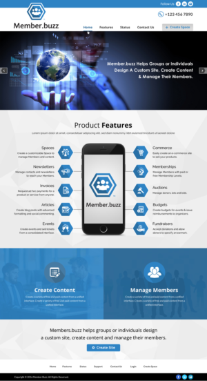 Diseño Web por Sbss para Member.buzz | Diseño: #11135990