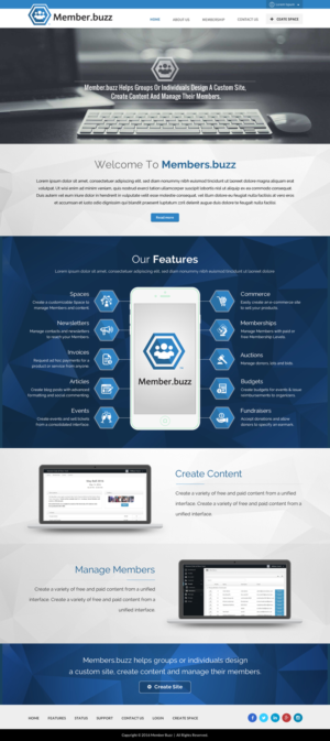 Diseño Web por Sbss para Member.buzz | Diseño: #11135993