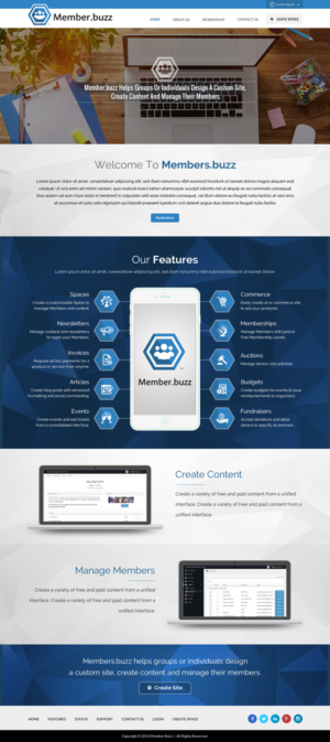 Diseño Web por Sbss para Member.buzz | Diseño: #11135995